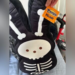 Squishmallows Black & White Skeleton Bunny Plush